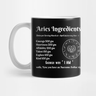 Aries Ingredients Mug